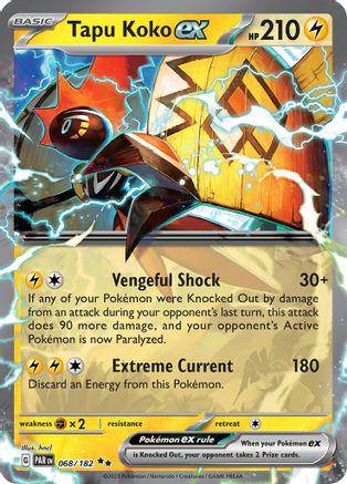 Tapu Koko ex – 068/182 – SV04 Paradox Rift