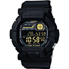 Casio Classic G-Shock Black Vibrating Timer Alarm Chronograph Mens Watch GD-350-1BER 50mm