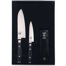 Yaxell RAN Knivsæt m. Knivskærper 3 stk. 17/12 cm