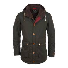 Barbour, Jackor , Herr, S, Bomull, Modern Game Vaxad Bomullsparkas