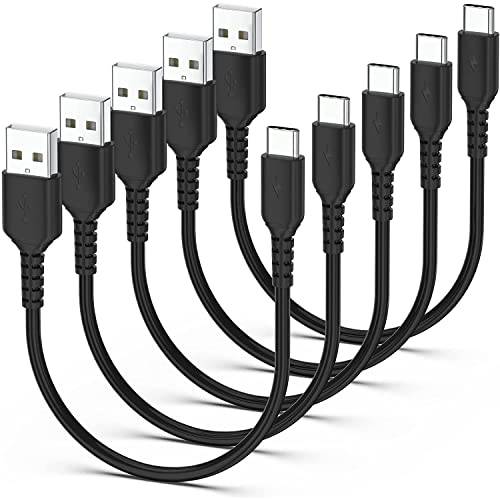 USB C Kabel Kurz 30cm[5-Stück], Schnellladekabel USB A auf USB C Ladekabel