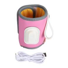 Flaskvärmare, Baby Milk Warmer, Portable Baby Milk Heat Keeper, Temperaturkontroll, Realtidsvisning, för hem, utomhus, bil, Lämplig för de flesta flaskor (grön) (Roseate)