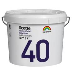 Beckers Scotte 40 Snickerifinish 3 Liter