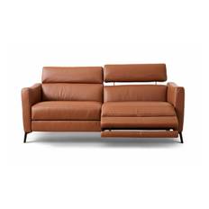 Natuzzi Edition C200 3 pers. sofa med el-recliner - L200 cm. - Le Mans læder Cognac