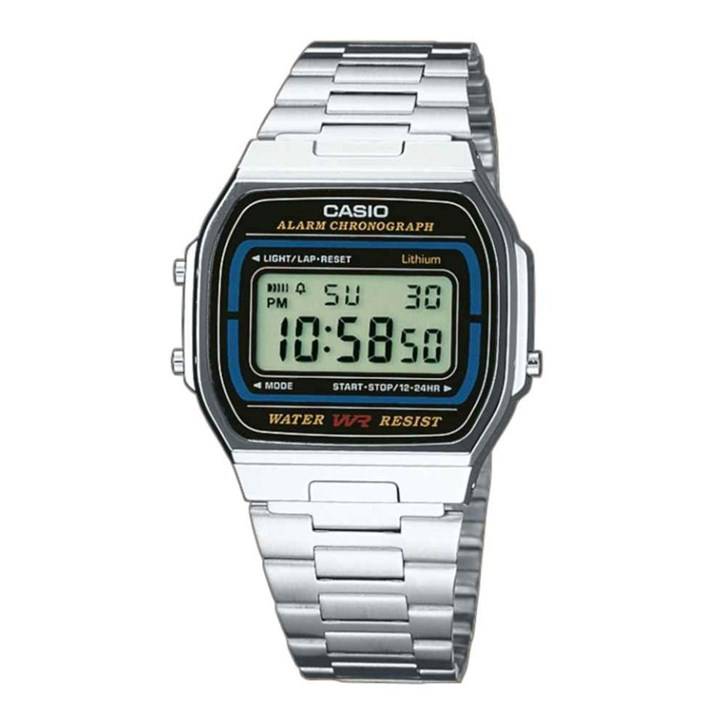 Casio Vintage A164WA-1VES Retro Bracelet Watch - W1724