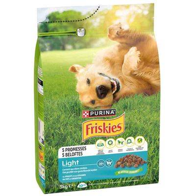 PURINA Friskies Light hund Sterilised med kyckling & grönsaker