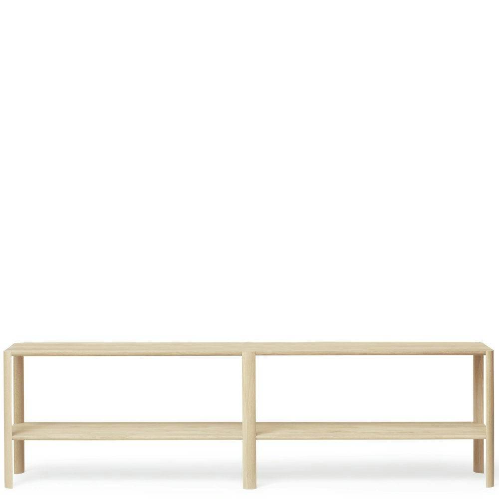 Bladhylla 2 x 2 hyllor White Oak