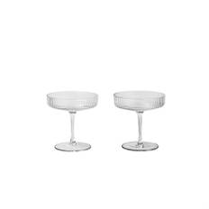 Ripple Champagneglas to stk fra Ferm Living