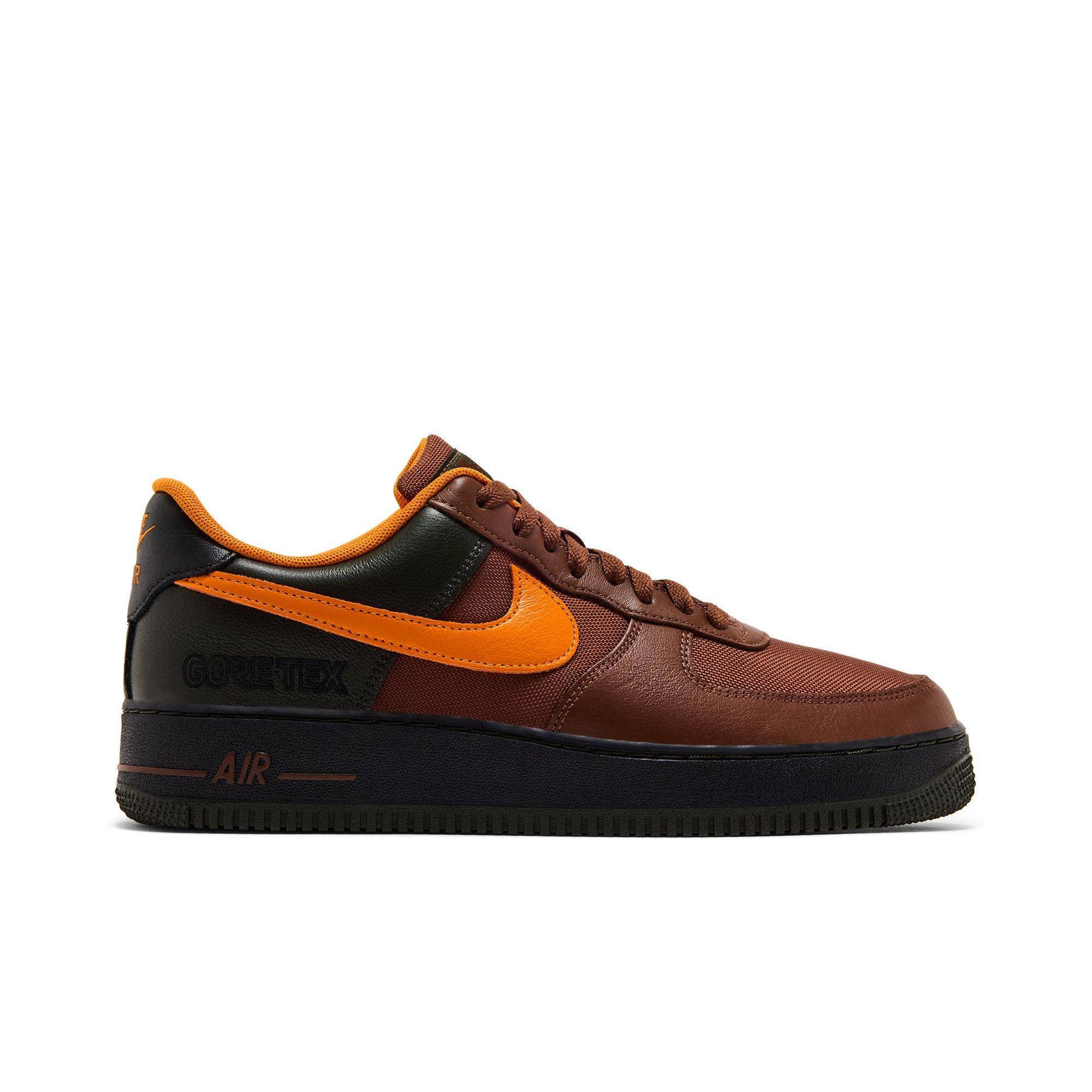 Nike Air Force 1 Low GORE-TEX 'Fauna Brown' (Unisex) Fauna Brun / Sequoia / Svart / Ljus Keramik Skateboard-skor CK2630 201 cm black