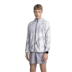 Soc M Run Wind Jacket Löparkläder White /Grey - Large