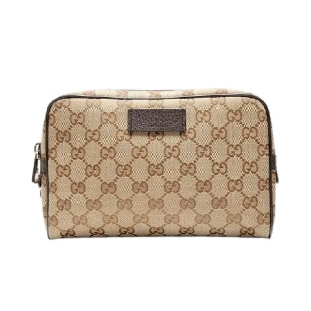 Gucci Vintage Pre-owned GG Canvas Fanny Pack - Vintage - Dame - Brun - ONE SIZE -
