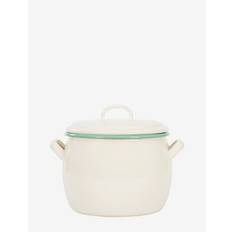 Kockums Jernverk Bellied Pot with lid - Stekpannor & Kokkärl - CREAM LUX / cream