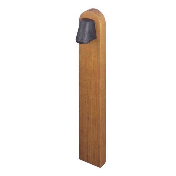 Beamy Teak & Antik Mässing Utomhuslampa - Trä & Antik Mässing / Mörkgrå