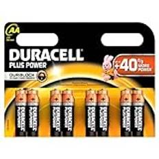 Duracell Duralock Plus Power Alkaliskt batteri AA (LR6) Paket med 8