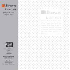 Ultravox Lament - Steven Wilson Stereo Mix + Instrumental Version - Clear Vinyl - Sealed 2024 UK 2-LP vinyl set CDLR1459