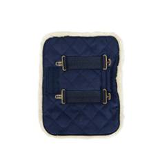 Kentucky Chest Expander Quilted With Sheepskin 2 Buckles - Navy