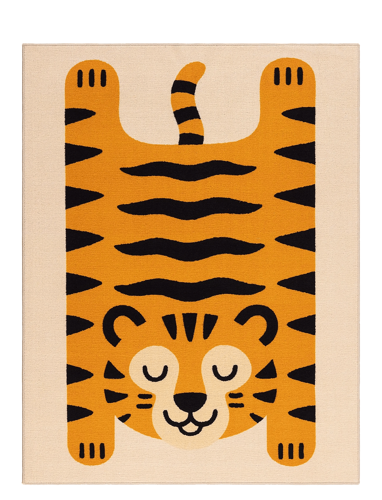 KM Home Play Tiger - Orange - 120X160 cm