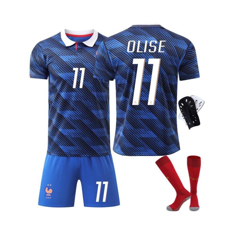 (blå, S) 26 FIFA Ny säsong Frankrike Tröja #11 Olise blå