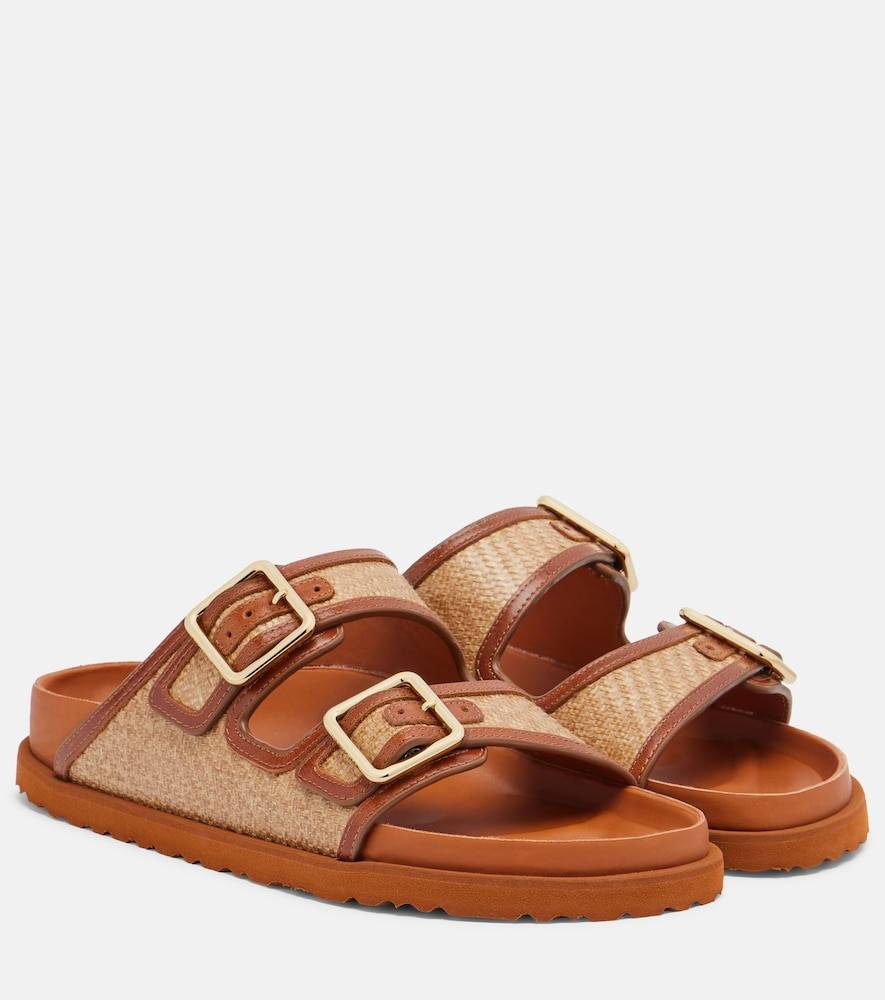 Birkenstock 1774 Sandalias trenzadas Arizona con piel - beige - EU 38