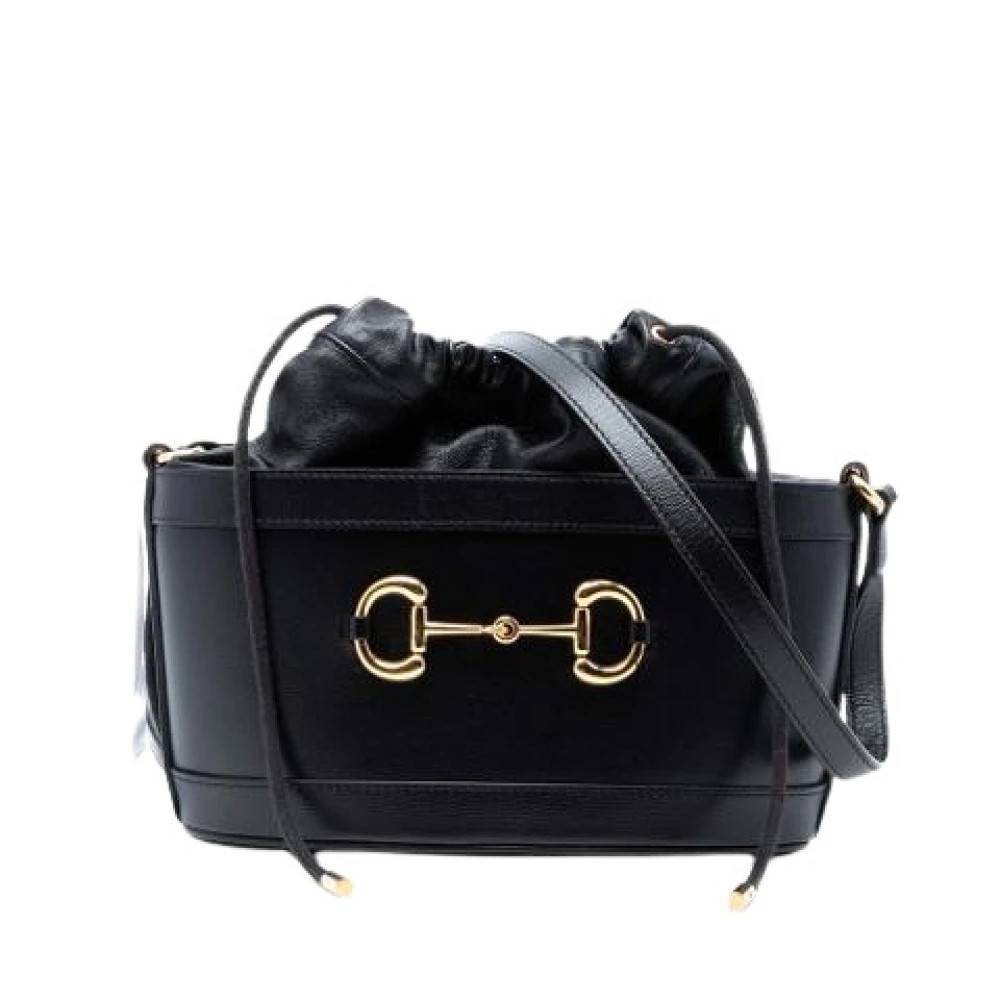 Gucci Vintage Pre-owned Laeder gucci-tasker - Vintage - Dame - Sort - ONE SIZE -