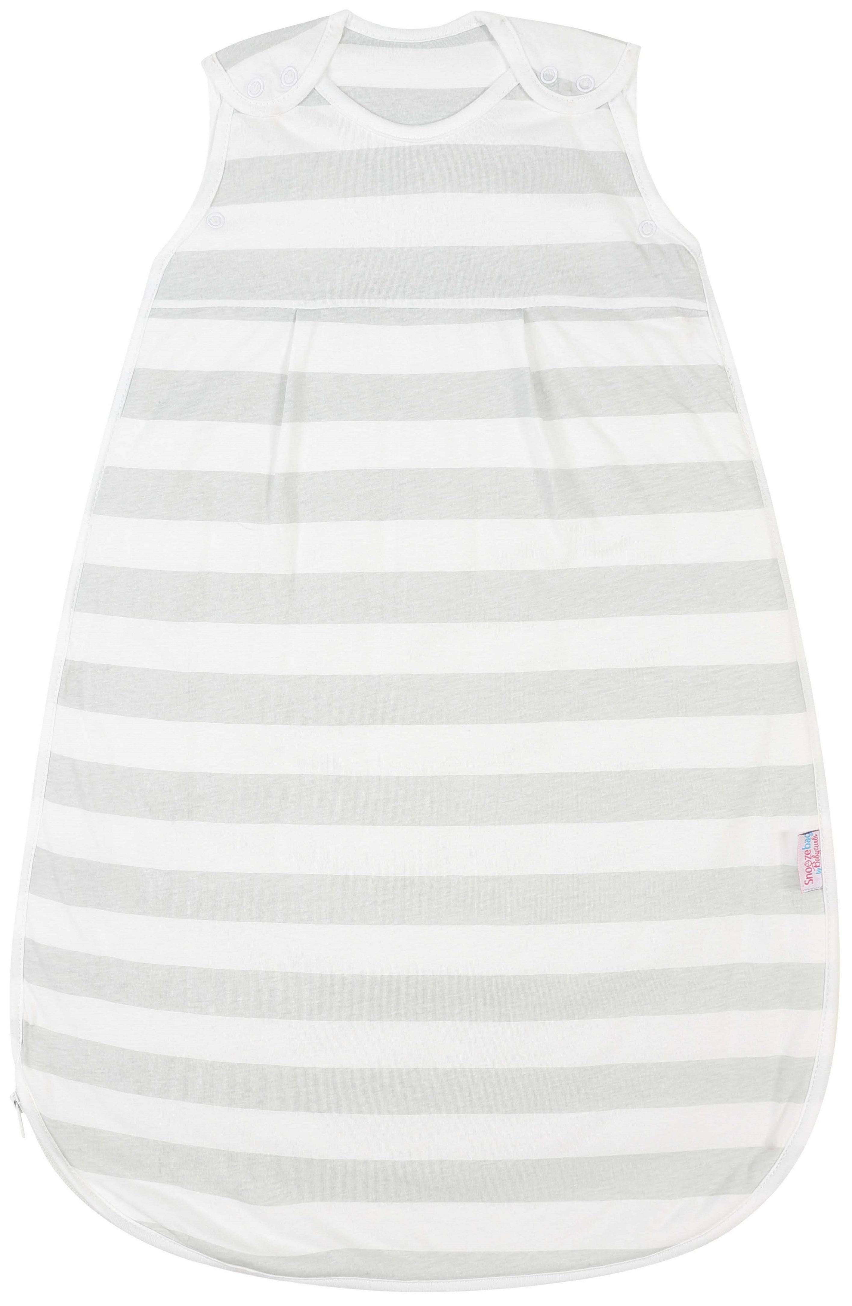 Snoozebag Toddler Sleeping Bag Grey Stripe 6-10 Years - 2.5 Tog