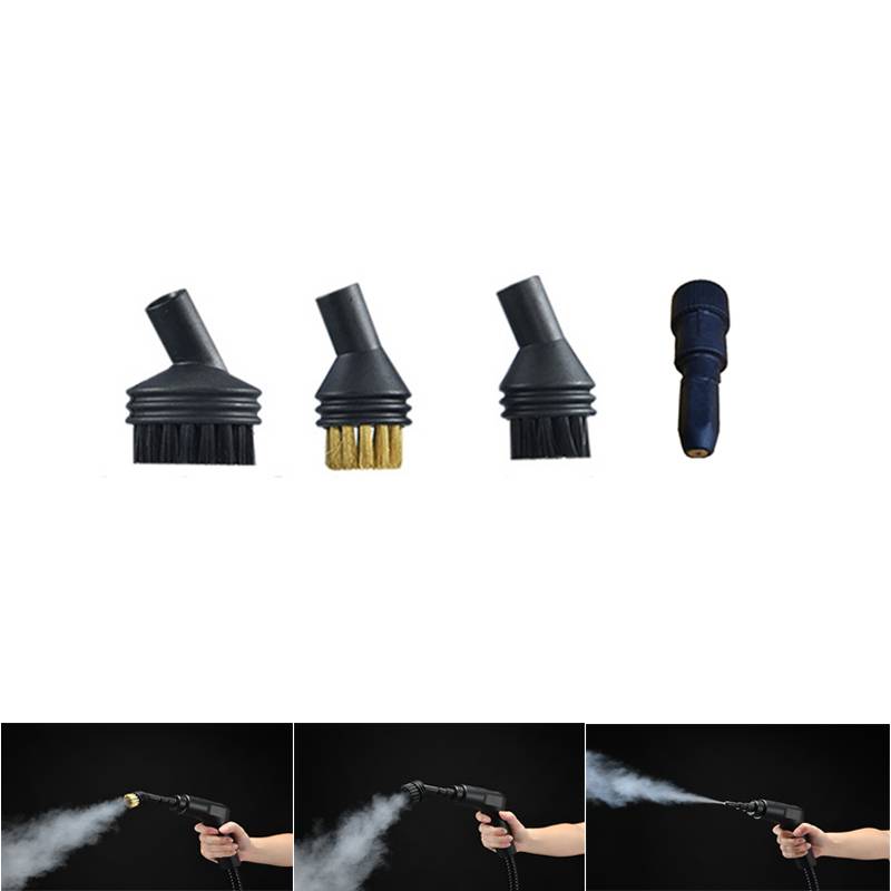 Steam Brush For 8mm Transfer Adapter Nozzles Handheld Steam Cleaner Cleaning Brushes Parts Replacement
