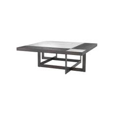 Hermoza soffbord mocha - Brun / Lila (110 x 110 x H. 35 cm)