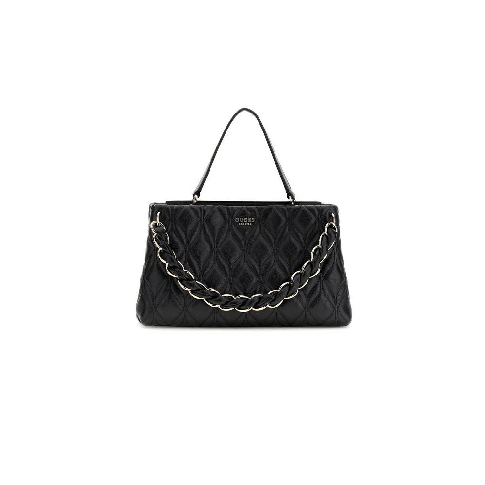 Guess Maxine 2 Comp Satchel - Tasker - Dame - Sort - ONE SIZE - Uld