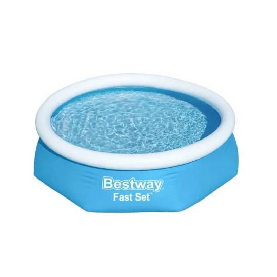 Bestway Fast Set Pool 1249 L 244×61 Cm Badbassäng Och Pool 57450 vatten trädgård