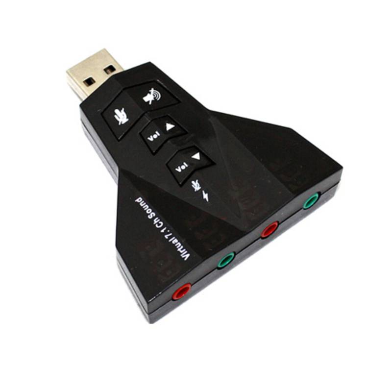 USB Dobbelt Lydkort