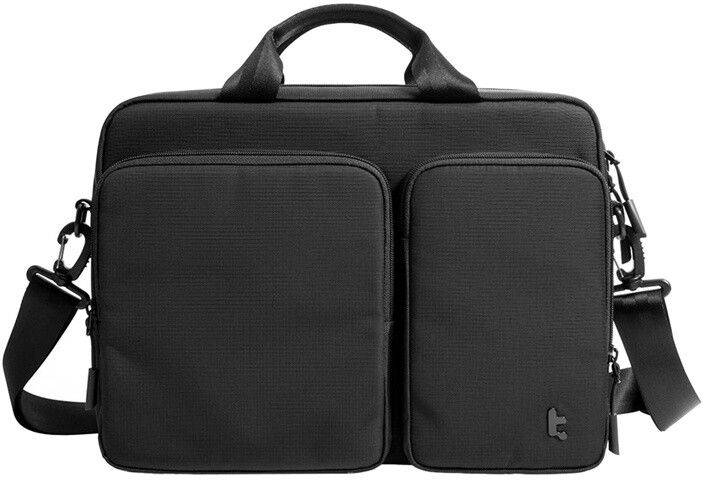 Tomtoc Navigator A33 Laptop Shoulder Bag (MacBook Air 15/Pro 16) - Svart/