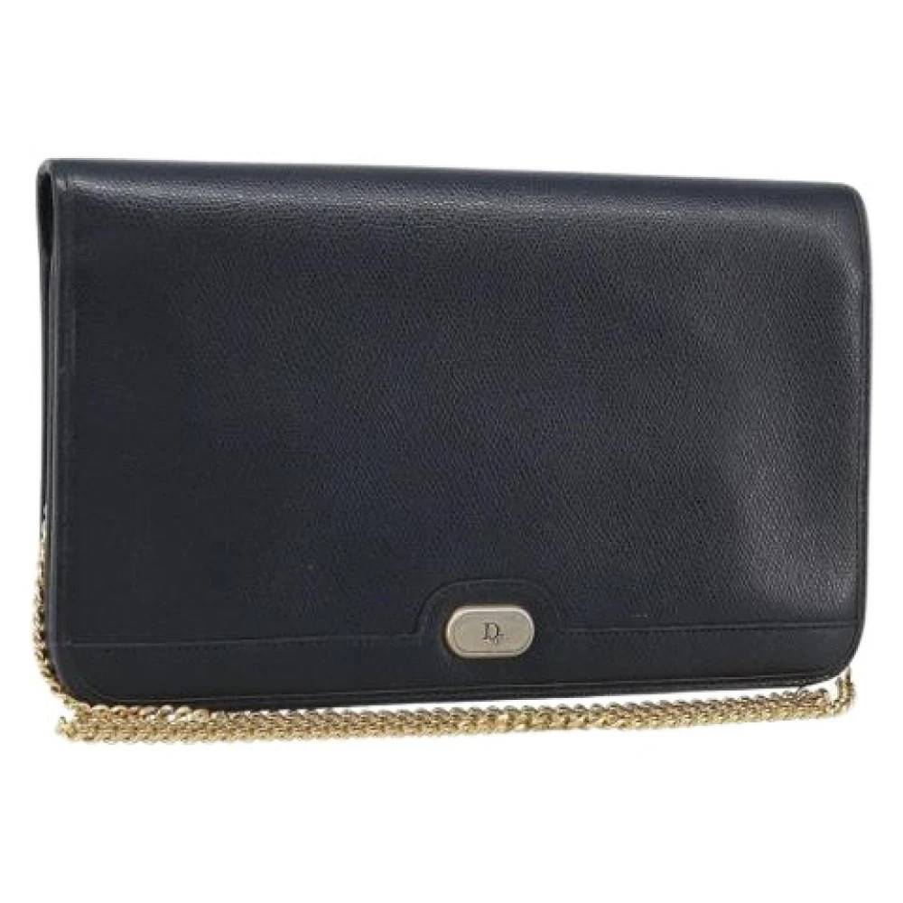Dior Vintage Pre-owned Vintage Plastic Skuldertaske - Vintage - Dame - Sort - ONE SIZE - Uld