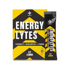 Upsters Energylytes Lit Lemon | Elektrolyt Pulver mit 160 mg Koffein & L-Tyrosin | Zuckerfrei | Hydration & Fokus | Für Sport, Arbeit & aktive Tage | 30 Portionen