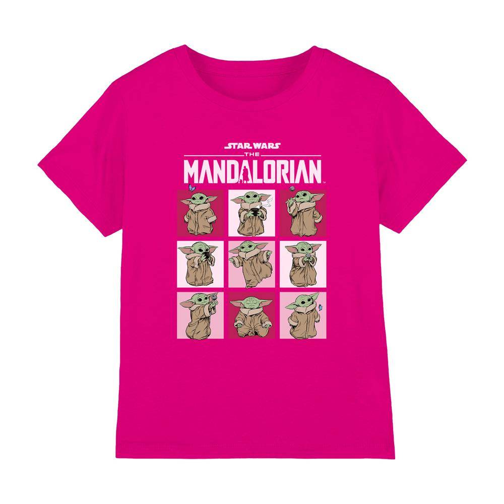 Star Wars The Mandalorian Childrens/Kids Grogu Squares T-Shirt 12-13