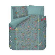 Pip Studio sengetøj til dobbeltdyne Petit Fleurs Blue -200 x 200 + 2 stk. 60 x 63