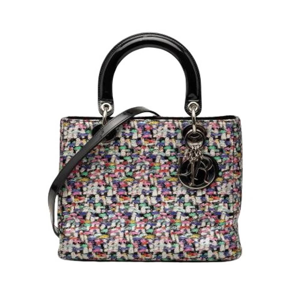 Dior Vintage Pre-owned Lady Dior - Vintage - Dame - Flerfarvet - ONE SIZE - Læder