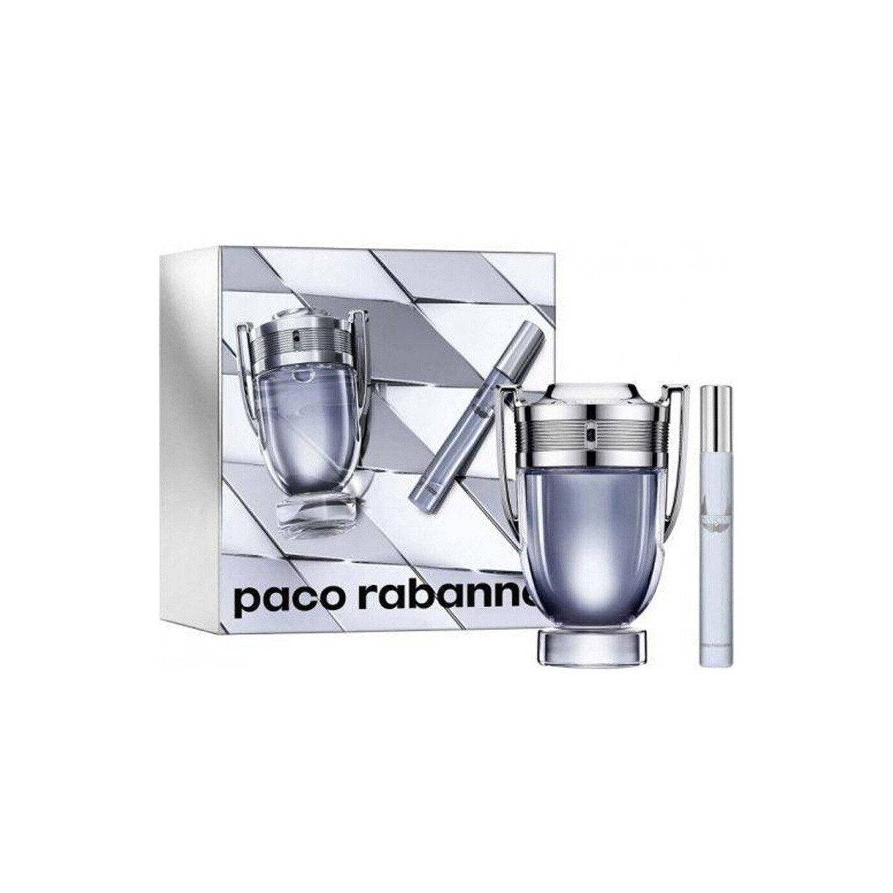 Paco Rabanne Invictus Eau de Toilette sæt 100 ml + 20 ml