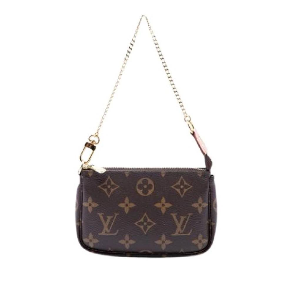 Louis Vuitton Vintage Pre-owned Mini Pochette Accessoires - Vintage - Dame - Brun - ONE SIZE - Uld