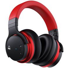 E7 Basic C Active Noise Cancelling Headphones Bluetooth Headphones Wireless Headphones - RED