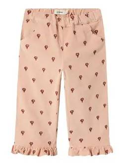 Lil' Atelier Nelly Cord Straight Bukser - Cameo Rose