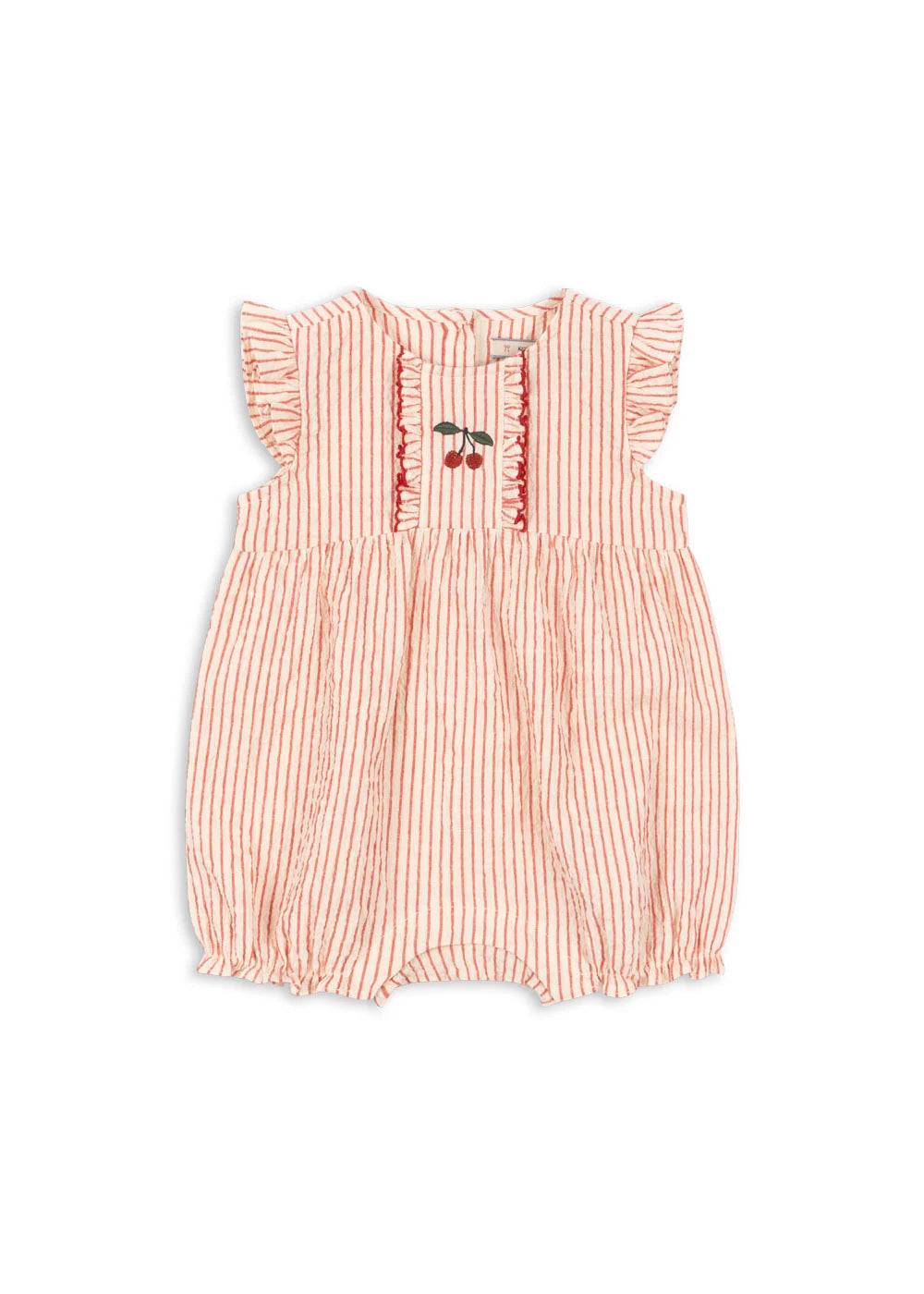 Ellie Frill Romper, Amour Stripe, Konges Sløjd