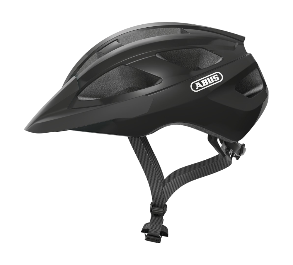Cykelhjälm ABUS Macator - Velvet black-L (58-62 cm)