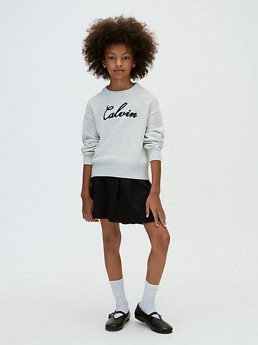 Calvin Klein  Kids Knit Logo Jumper