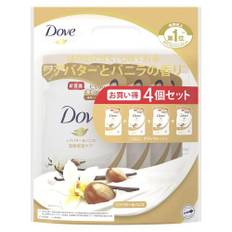 Dove Body Wash Shea Butter & Vanilla Refill 340g x 4 Body Soap Subtly sweet, relaxing shea butter and vanilla scent (contains fragrance)