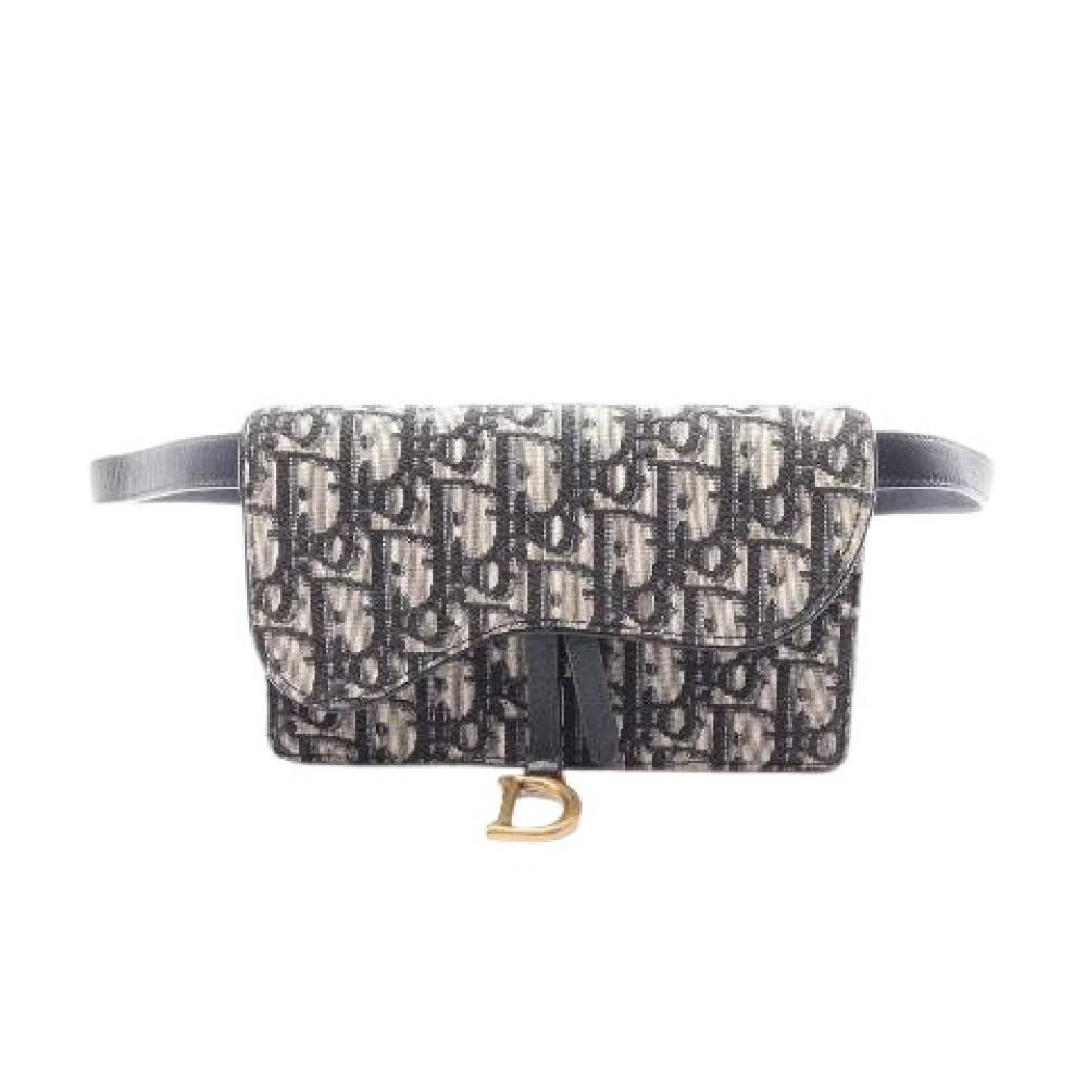 Dior Vintage - Pre-owned Saddle Oblique Canvas Waist Bag Vintage - Dam - ONE Size - Läder