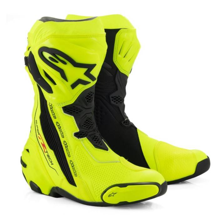 Alpinestars Supertech R MC Støvler Fluo Gul 42