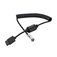 SZRMCC BMPCC 4K 6K strömkabel för DJI Ronin S Gimbal till Weipu SF610 2 stift kvinnlig BMD Blackmagic ficka bio kamera 4K (spiralkabel)