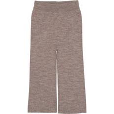 Copenhagen Colors Merino Wide RIB Pants Stl. 116 unisex - Byxor Från Magasin - Natural Melange (116)