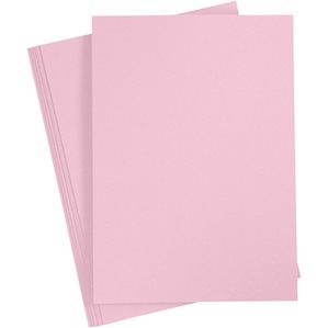 Slät Cardstock - A4 - Ljusgul - 20st - 180g