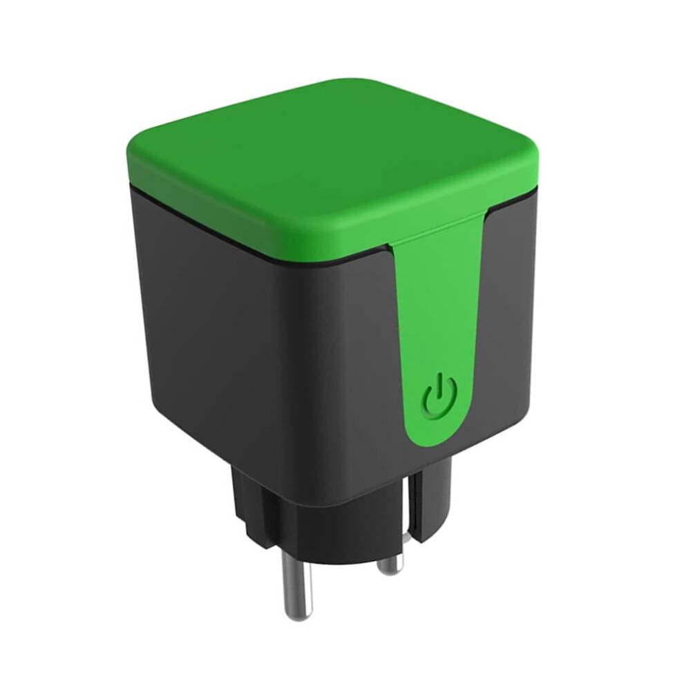 jixopn WiFi Smart Stikkontakt Stikkontakt Strømovervågning Smart Plug Mini Stikkontakt Fjernbetjent Timer-funktion Fungerer med Alexa Google